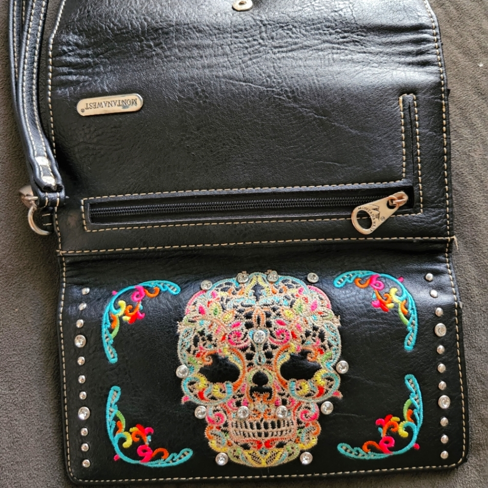 Wallet, wristlet, blk